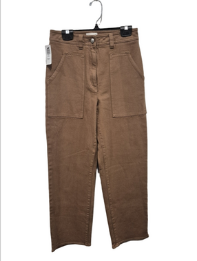Wilfred Free Ryley Pant  High Waisted Straight Leg Utility Cargo Aged Gold